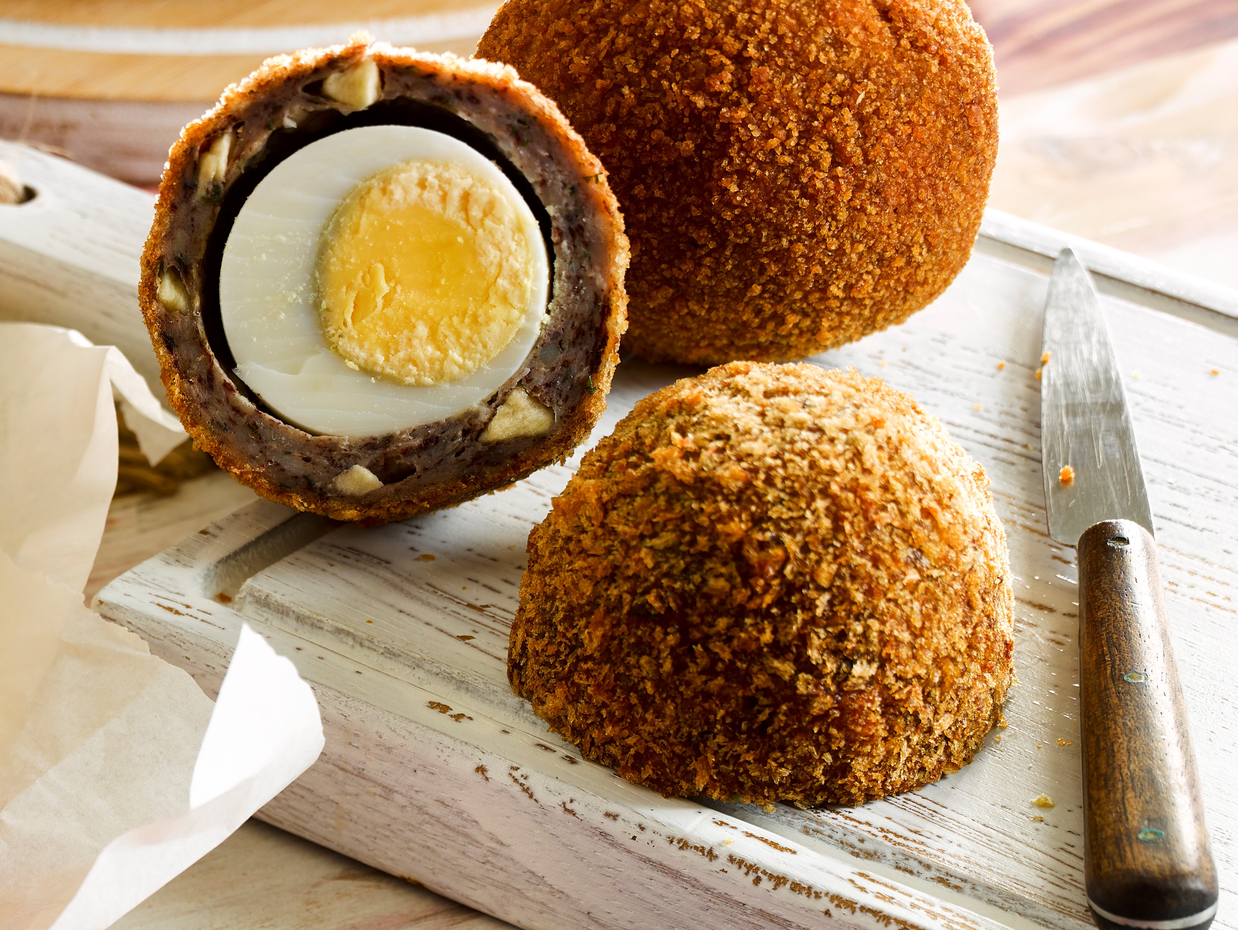 Pork, Black pudding &amp; Apple Scotch Egg - Turner&amp;#39;s Pies